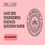 GATE 2023 Question Paper with Answer Key PDF for Engineering Sciences Feb 11 Forenoon Session ZPYP